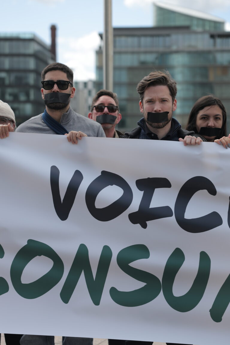 Silent protest at the WCTC